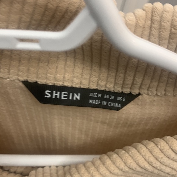 ribbed tan cropped jacket - Picture 3 of 3